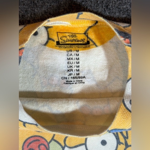 The Simpsons Sweatshirt Unisex Long Sleeve Size M - Picture 5 of 12